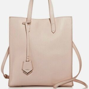 Botkier Blush Pebbled Leather Tote | Crossbody Strap EUC